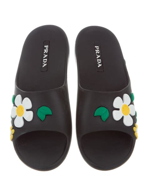 buy canvas slip ons floral prada|prada slides for sale.